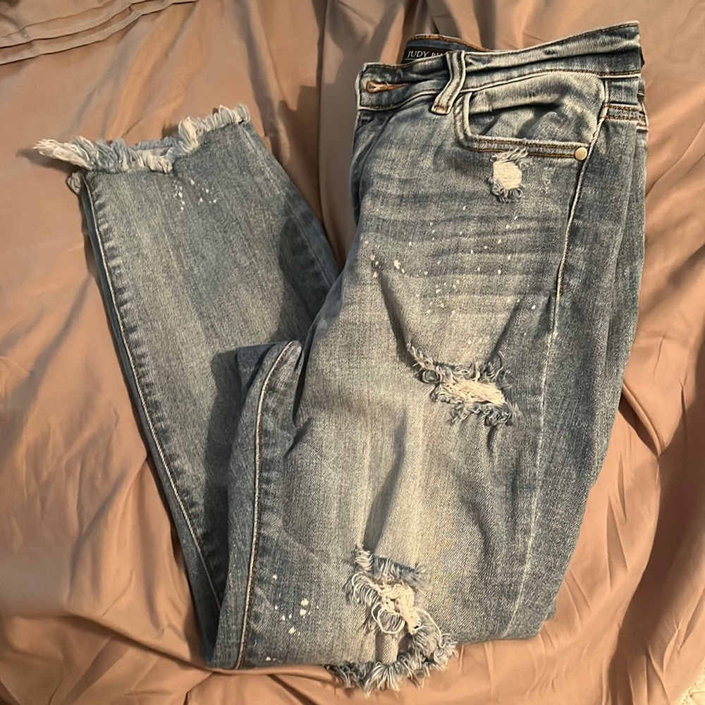 Judy Blue distressed Boyfriend fit